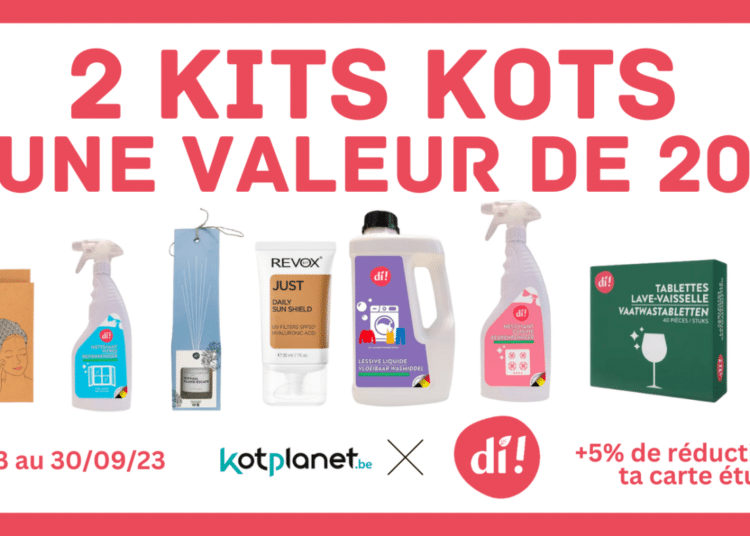 – CONCOURS TERMINÉ – Gagne 2 kits kots d’une valeur de 200€ grâce à DI !