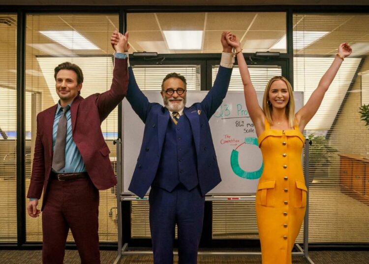 La face cachée de Big Pharma, Emily Blunt et Chris Evans rivalisent de talent dans « Pain Hustlers »