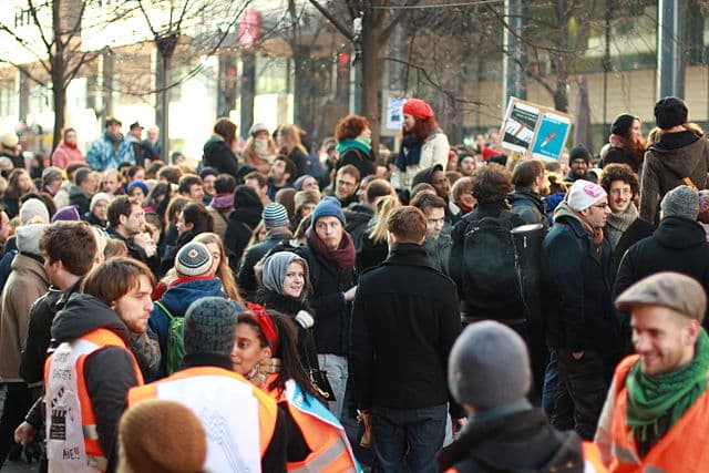 Manifestation_NoCulture- manifestants-Les étudiants manifestent dans plusieurs villes étudiantes