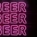 pexels-alex-knight-fond noir écrit en rose beer - dis moi quel étudaint gundailleur tu es je te dirai quelle bière il te faut