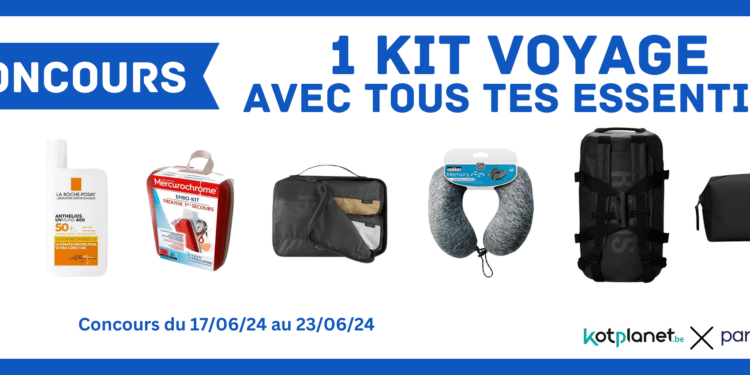 – CONCOURS TERMINÉ – Gagne ton kit voyage avec Partenamut !