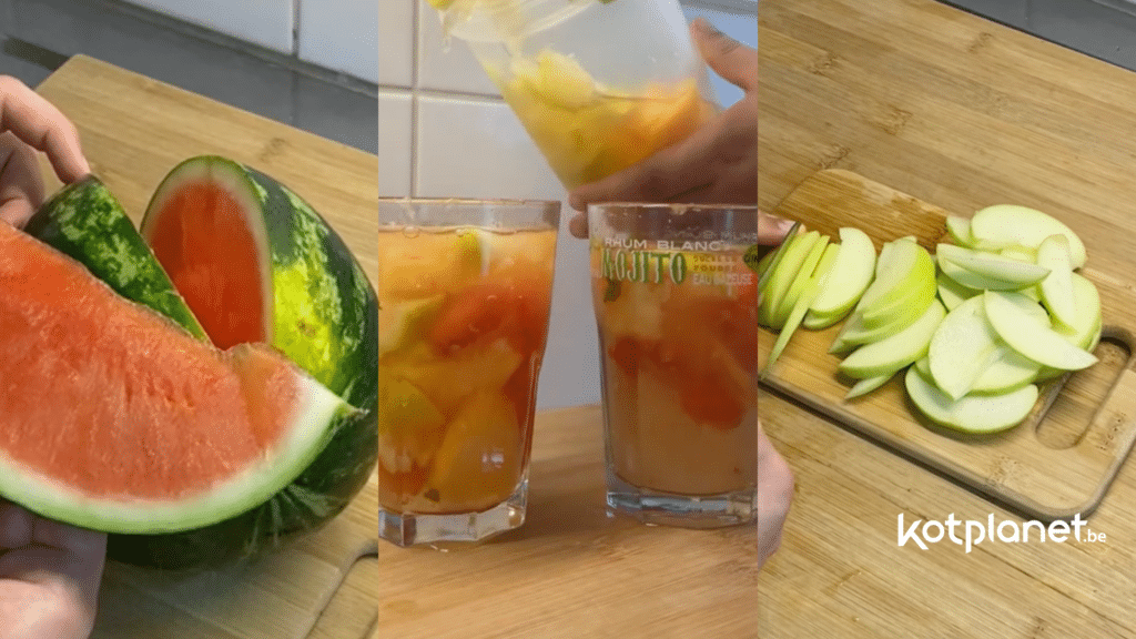Kotplanet - Le mocktail façon sangria, une boisson parfaite pour rafraîchir ton été au kot