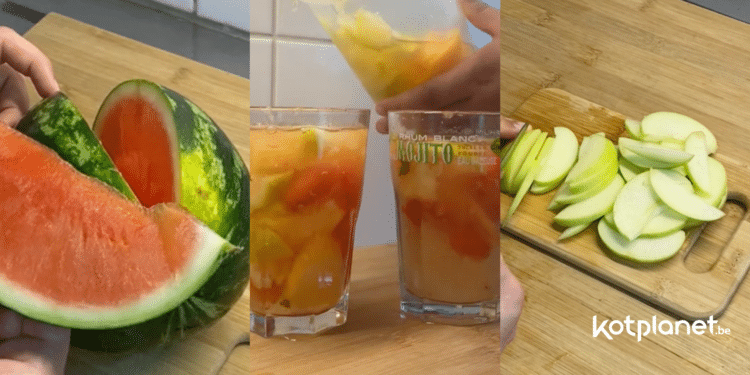 Kotplanet - Le mocktail façon sangria, une boisson parfaite pour rafraîchir ton été au kot