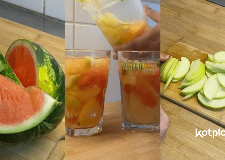 Kotplanet - Le mocktail façon sangria, une boisson parfaite pour rafraîchir ton été au kot