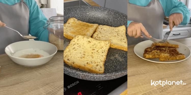 Kotplanet - Un encas rapide à faire entre deux cours le pain perdu