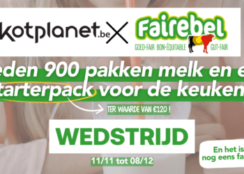 – WEDSTRIJD GESLOTEN – Kotplanet en Fairebel bieden 900 pakken melk en een starterpack voor de keuken !