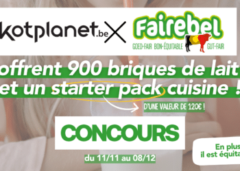 – CONCOURS TERMINÉ – Kotplanet et Fairebel offrent 900 briques de lait et un starter pack cuisine d’une valeur de 120 euros !