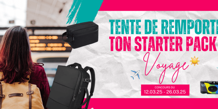 – CONCOURS TERMINÉ – Tente de remporter un starter pack voyage !