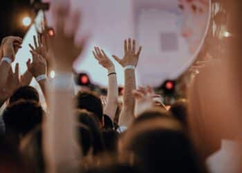 pexels-grish-petrosyan-foule festival qui lèvent les mains- quel type de festivalier es-tu à Pukkelpop