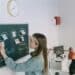 pexels-ivan-samkov-jeune travailleuse qui écrit sur un tableau avec une équipe-Comment mettre en avant ses compétences pour le monde du travail ?