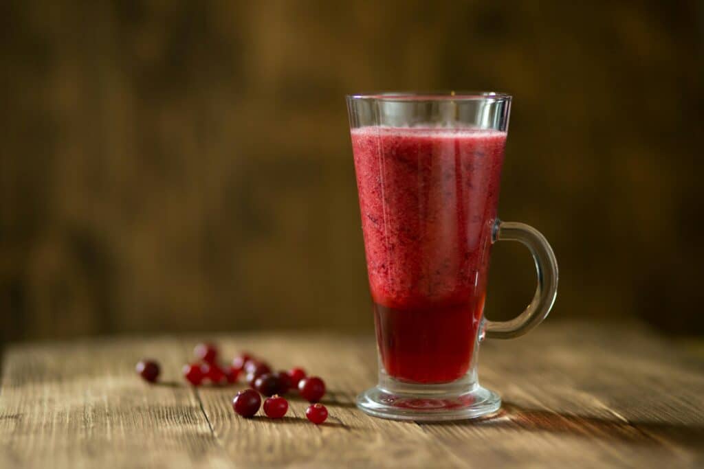 Smoothie rode vruchten