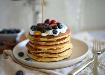 Pancakes bosbessen