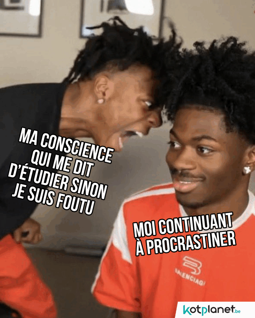 Conscience-dit-d'étudier-moi-continuant-procrastiner