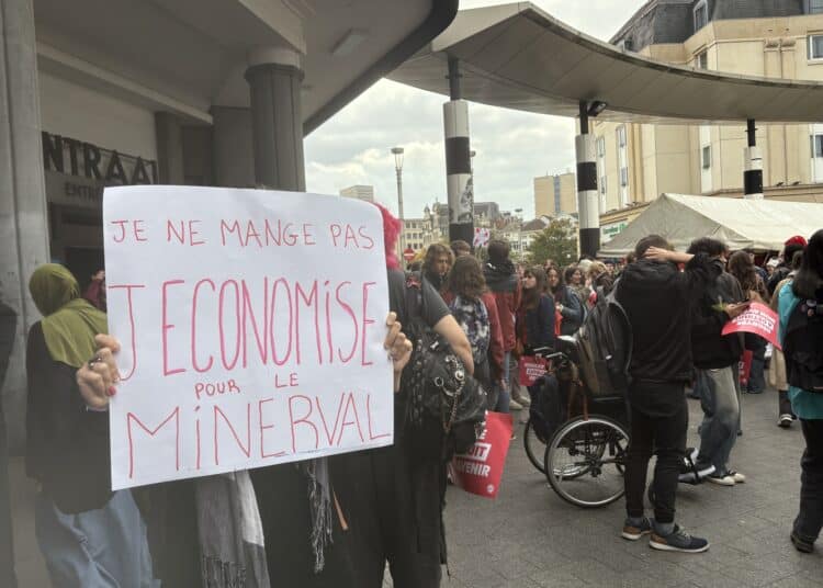 Manifestation des étudiants contre l’augmentation du minerval : Kotplanet y était.