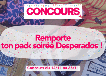 Tente de remporter un pack soirée Desperados qui va mettre l’ambiance dans ton kot !