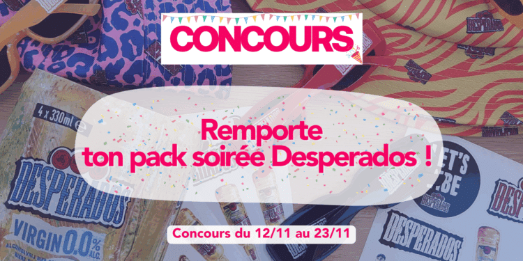 – CONCOURS TERMINÉ – Tente de remporter un pack soirée Desperados qui va mettre l’ambiance dans ton kot !