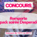 Tente de remporter un pack soirée Desperados qui va mettre l’ambiance dans ton kot !
